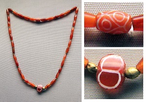 british museum middle east 14022019 gold and carnelian beads 2600 2300 bc royal cemetery of ur