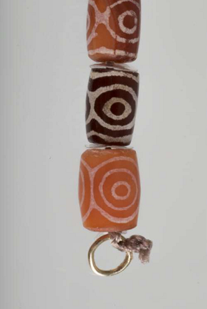 etched carnelian beads 2500bc